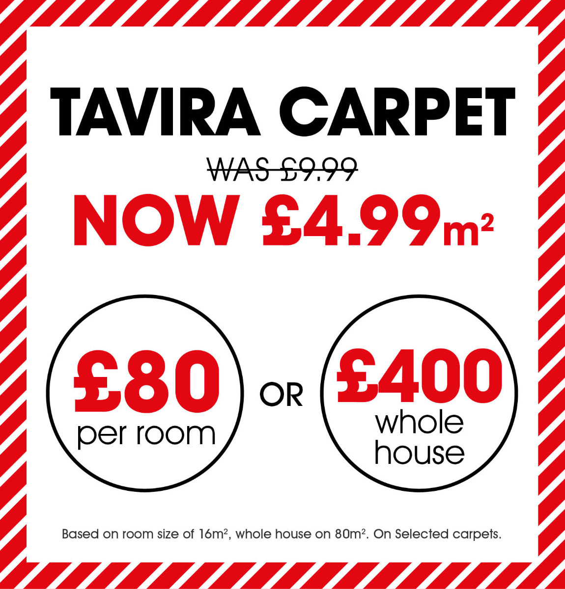 Tavira Carpet - £5.99