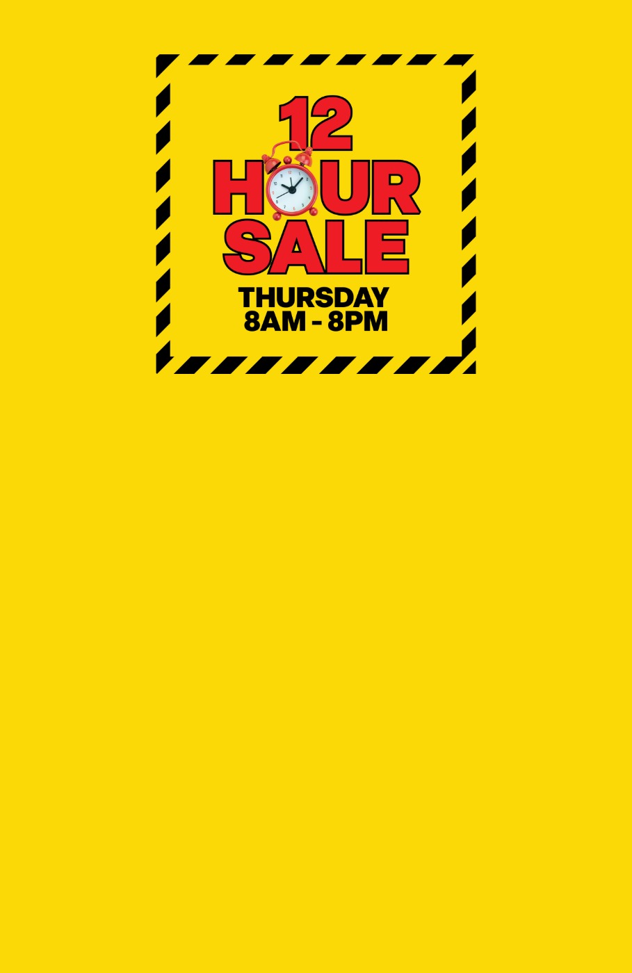 12 Hour Sale 