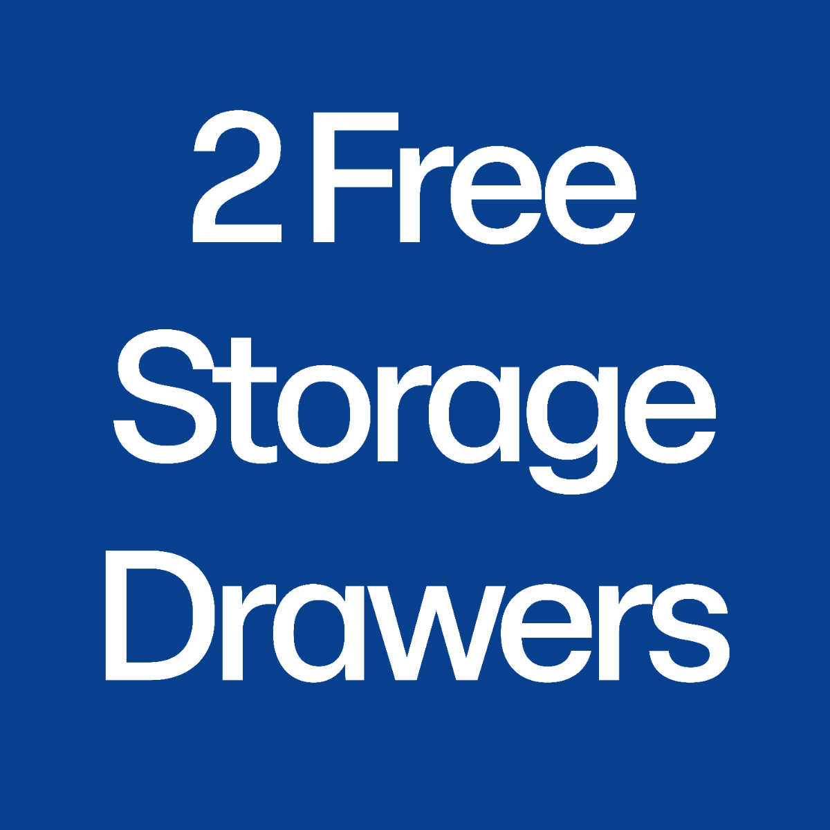 2 Free Storage Drawers