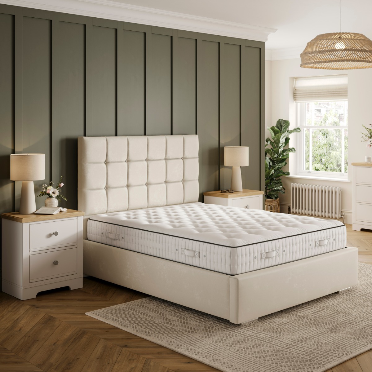 Dales Collection Fabric Bed Frames