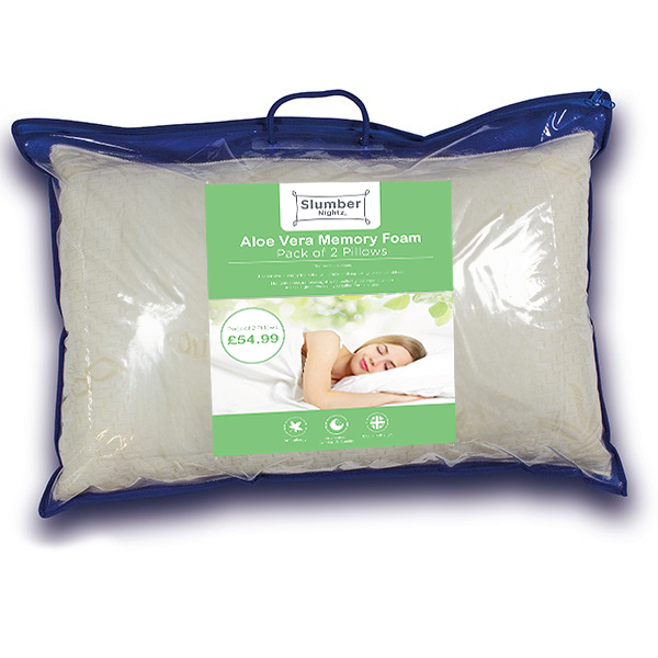 Aloe Vera Memory Foam Pillows