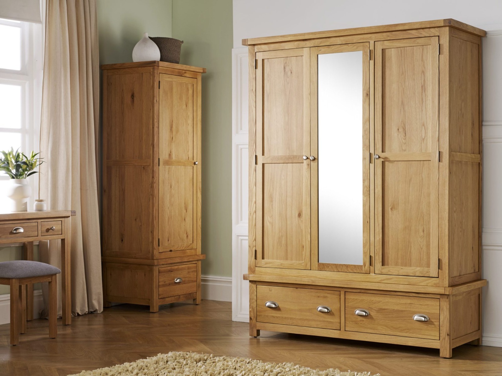 Andorra 3 Door 2 Drawer Wardrobe
