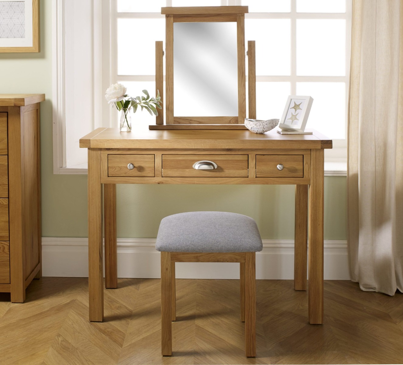 Andorra 3 Drawer Dressing Table
