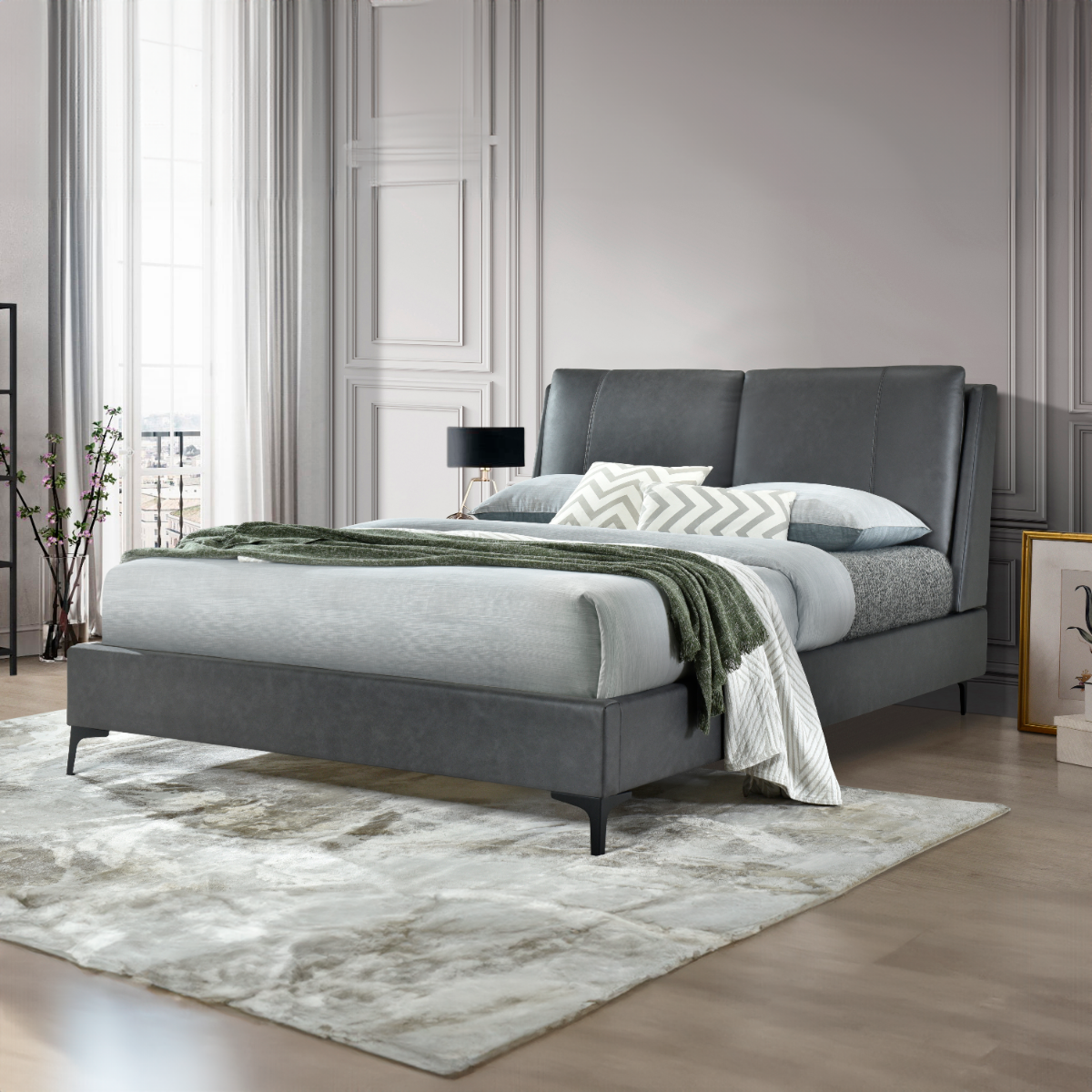 Pudsey Leather Bed Frame