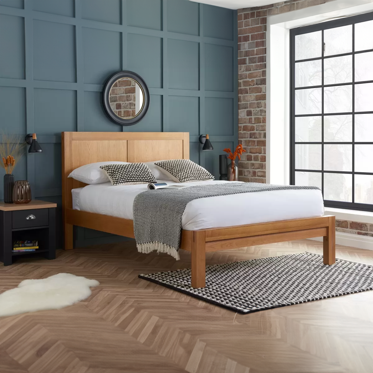 Newbold Wooden Bed Frame