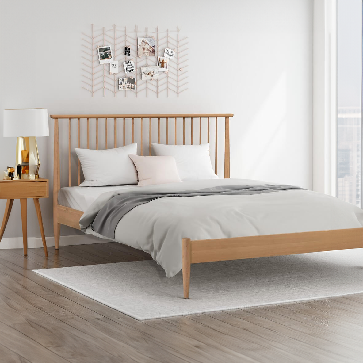 Bordeaux Wooden Bed Frame