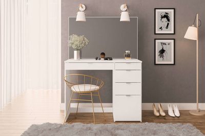 Eva 5 Drawer Dressing Table And Mirror