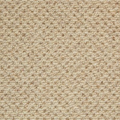 Flaxen Plain Wool Carpet Hobnail Cream