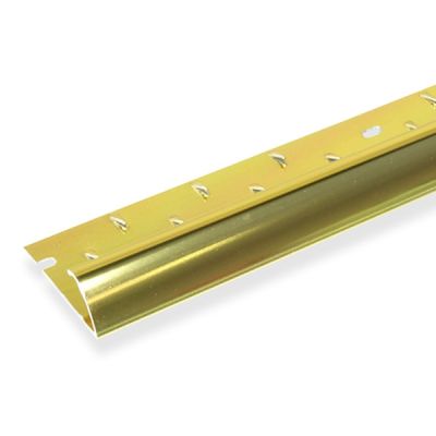 Single Edge 9ft Door Bar In Brass