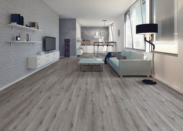Universal 55 Wood Effect Luxury, Vinyl Flooring Wood Effect Grey
