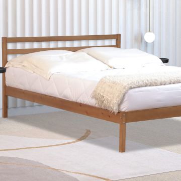 Vibe Nouvo Wood Bed Frame