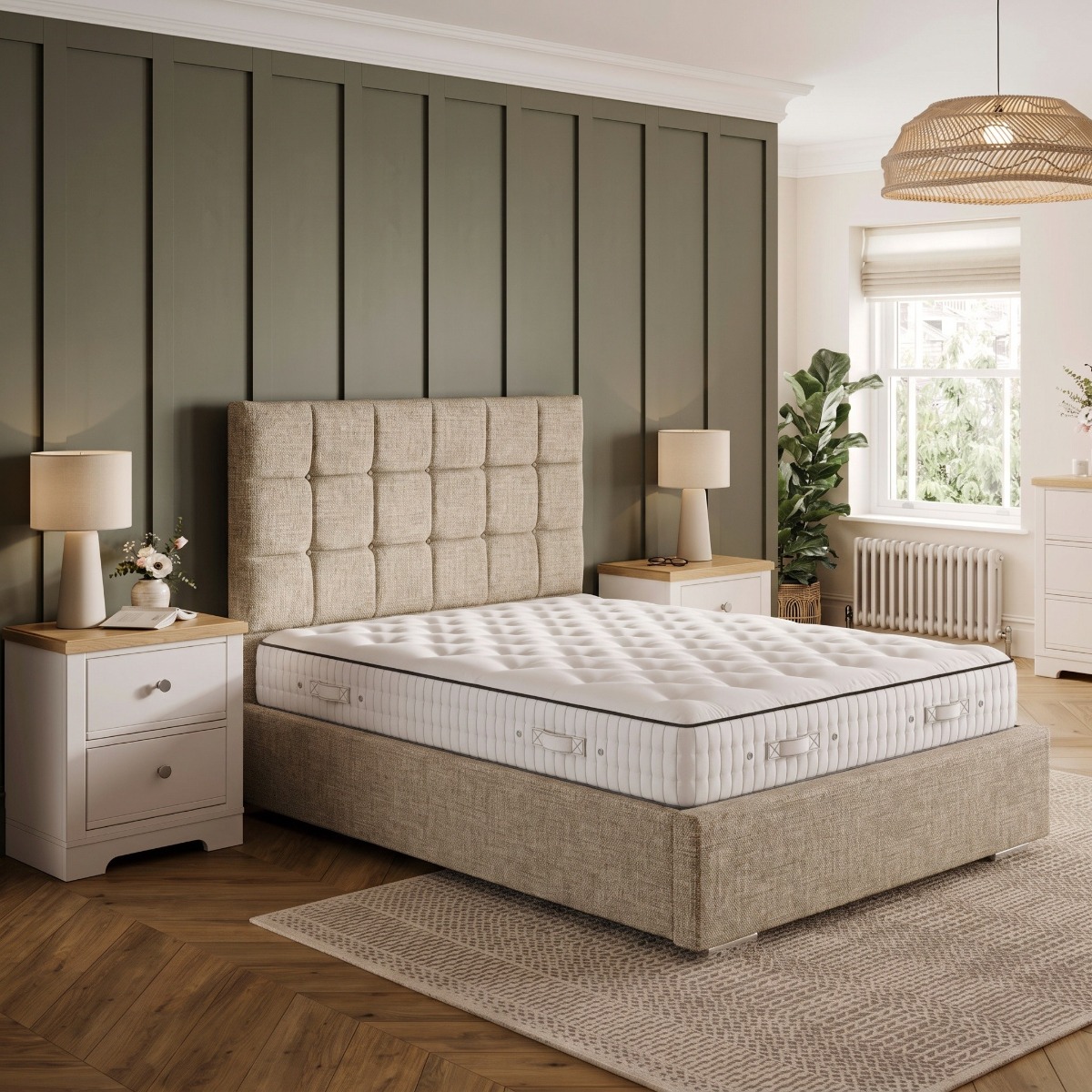 Dales Collection Fabric Bed Frames