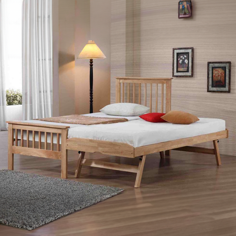 Marsielle Hardwood Finish Guest Bed