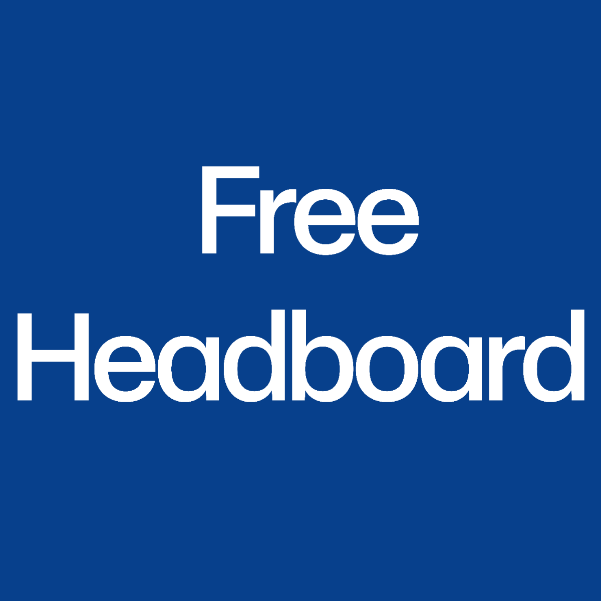 Free Headboard