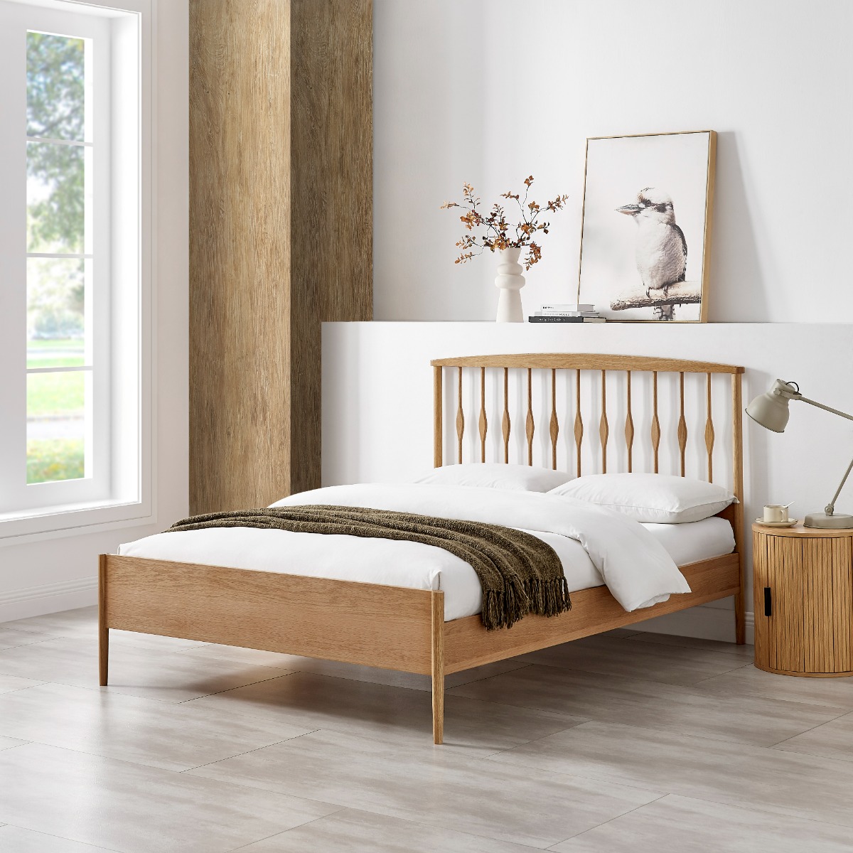 Newton Wooden Bed Frame