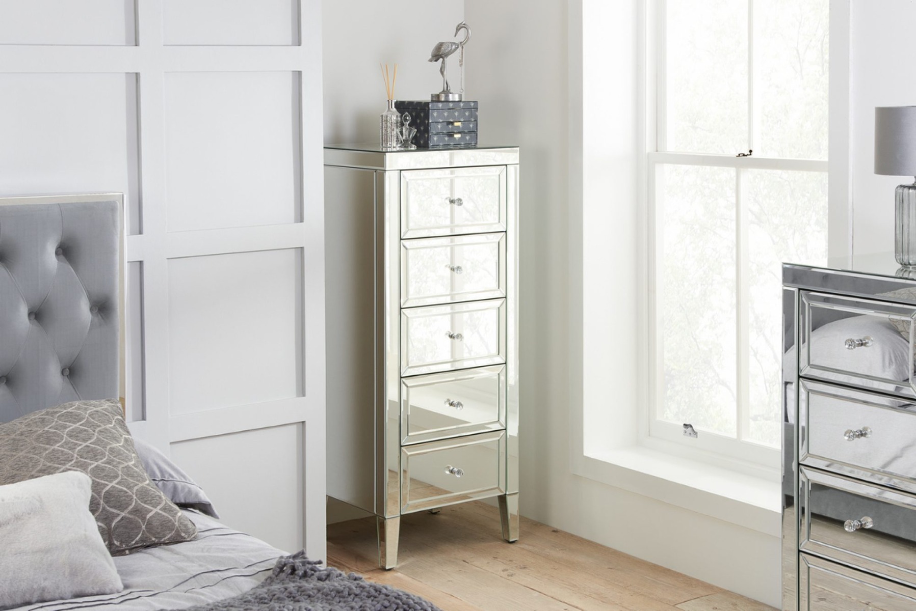 Marbella 5 Drawer Narrow Chest