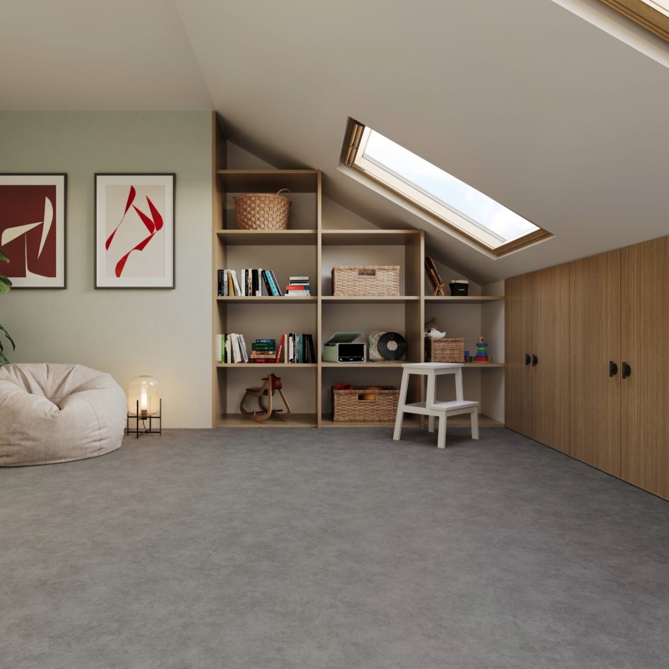 Montana Tile Effect Vinyl Flooring