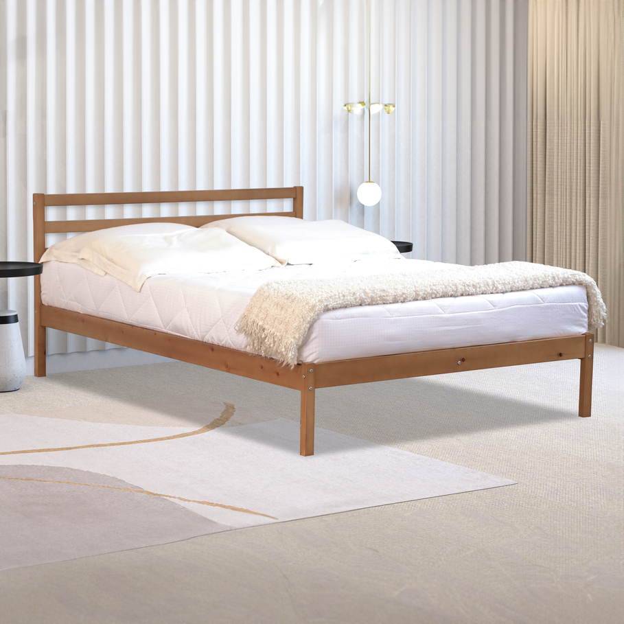 Vibe Nouvo Wood Bed Frame