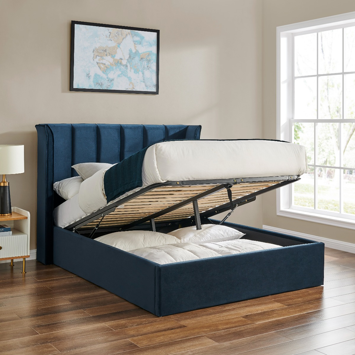 Drayton Ottoman Fabric Bed Frame