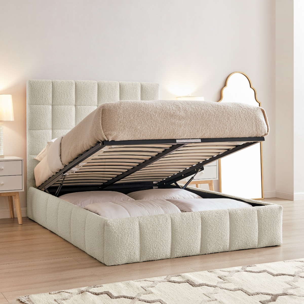 Belvoir Ottoman Fabric Bed Frame