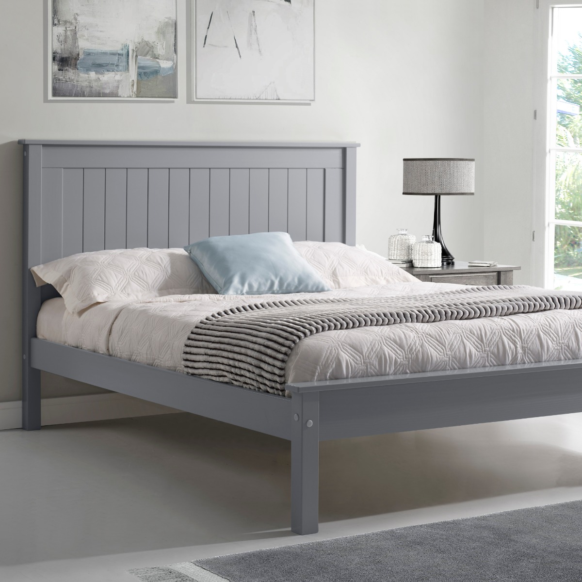 Syston Low Foot End Wooden Bed Frame