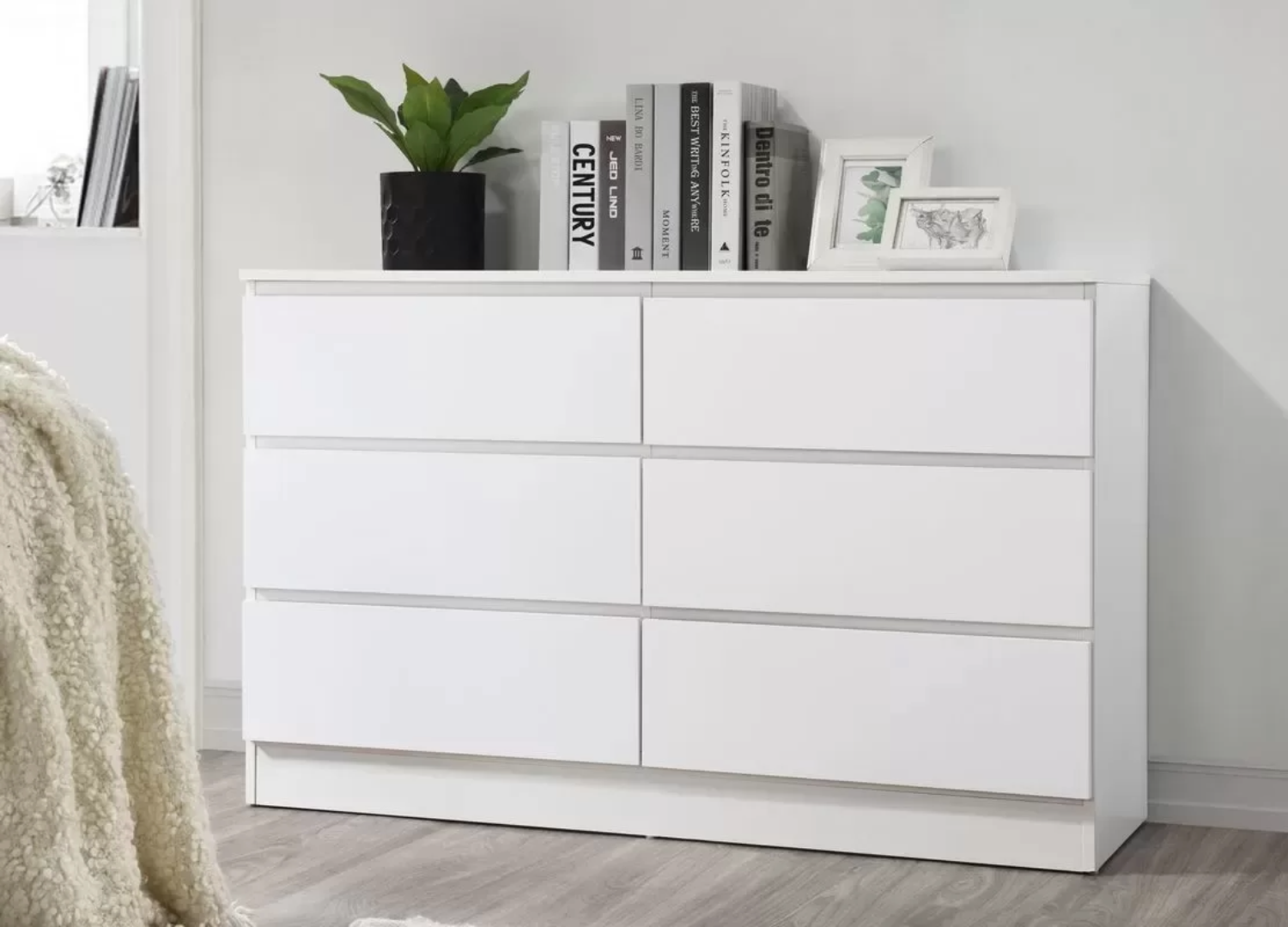 Norway Furniture Collection-White-Norway 6 Drawer Chest.jpg