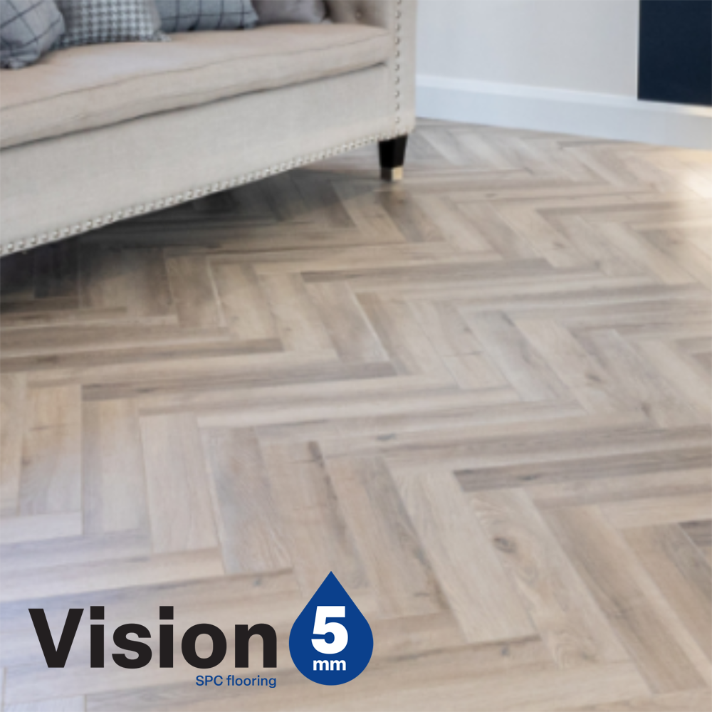 V12ION 5mm SPC Herringbone Flooring