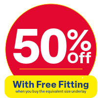 New 50% w free fitting