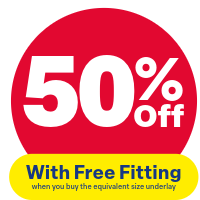 New 50% w free fitting