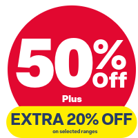 50 plus 20 off 