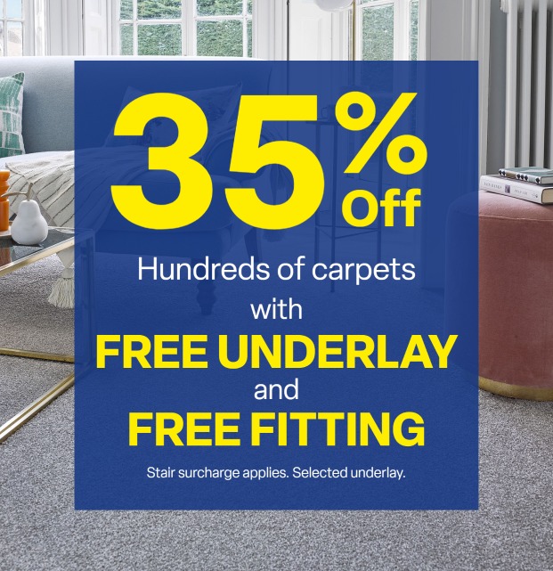 United Carpets - 35 percent off hundreds of carpets